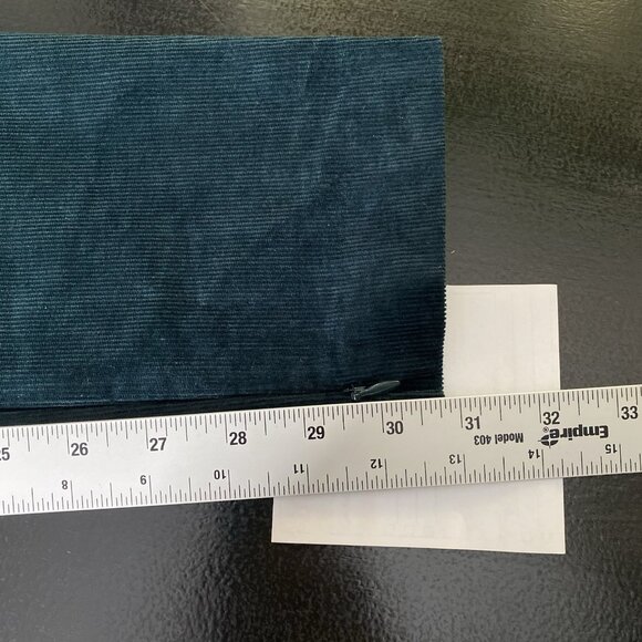 $255 Theory Oslo Corduroy High Waist Legging Pant Women 6 Green Poplar Dark Teal - Picture 14 of 14